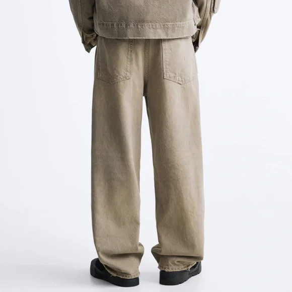 ZARA - Belted Baggy Jeans (Limited Edition)